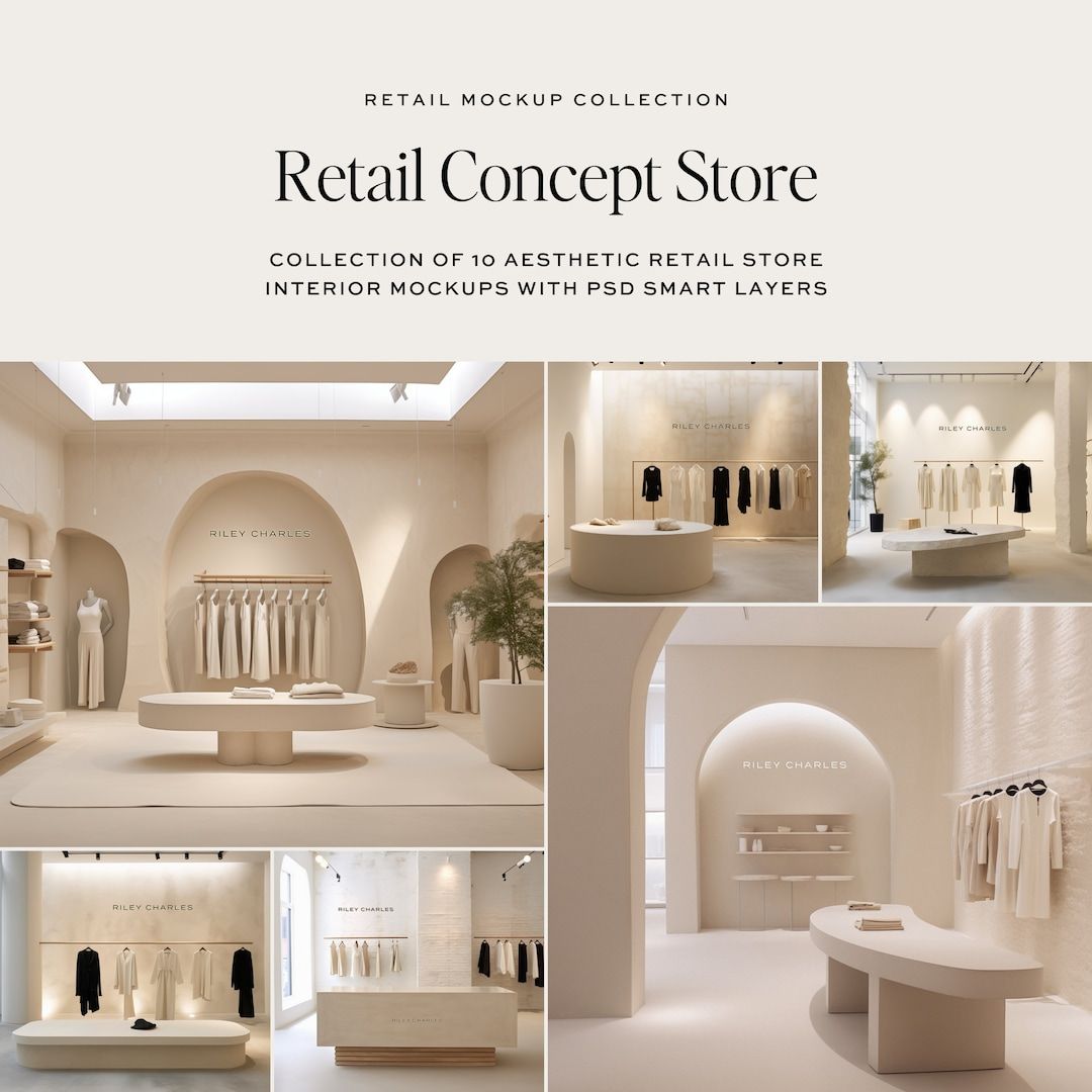 Shop Signage Mockup, Modern Shop Mockup, Retail Mockup, Shopfront Design, Boutique Interior, Retail Store Interior Mockup, Concept Store PSD – Etsy