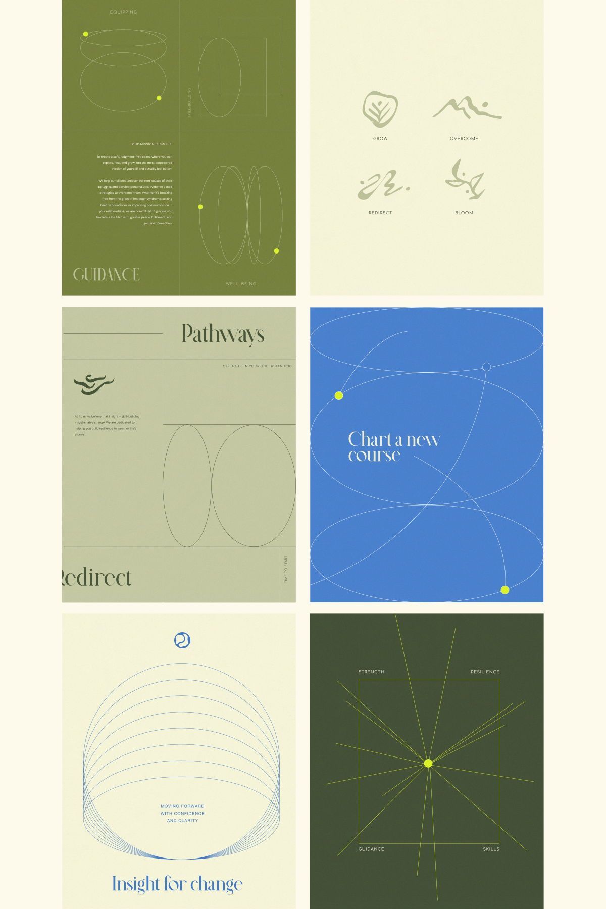 Grids and shapes design and social media layouts