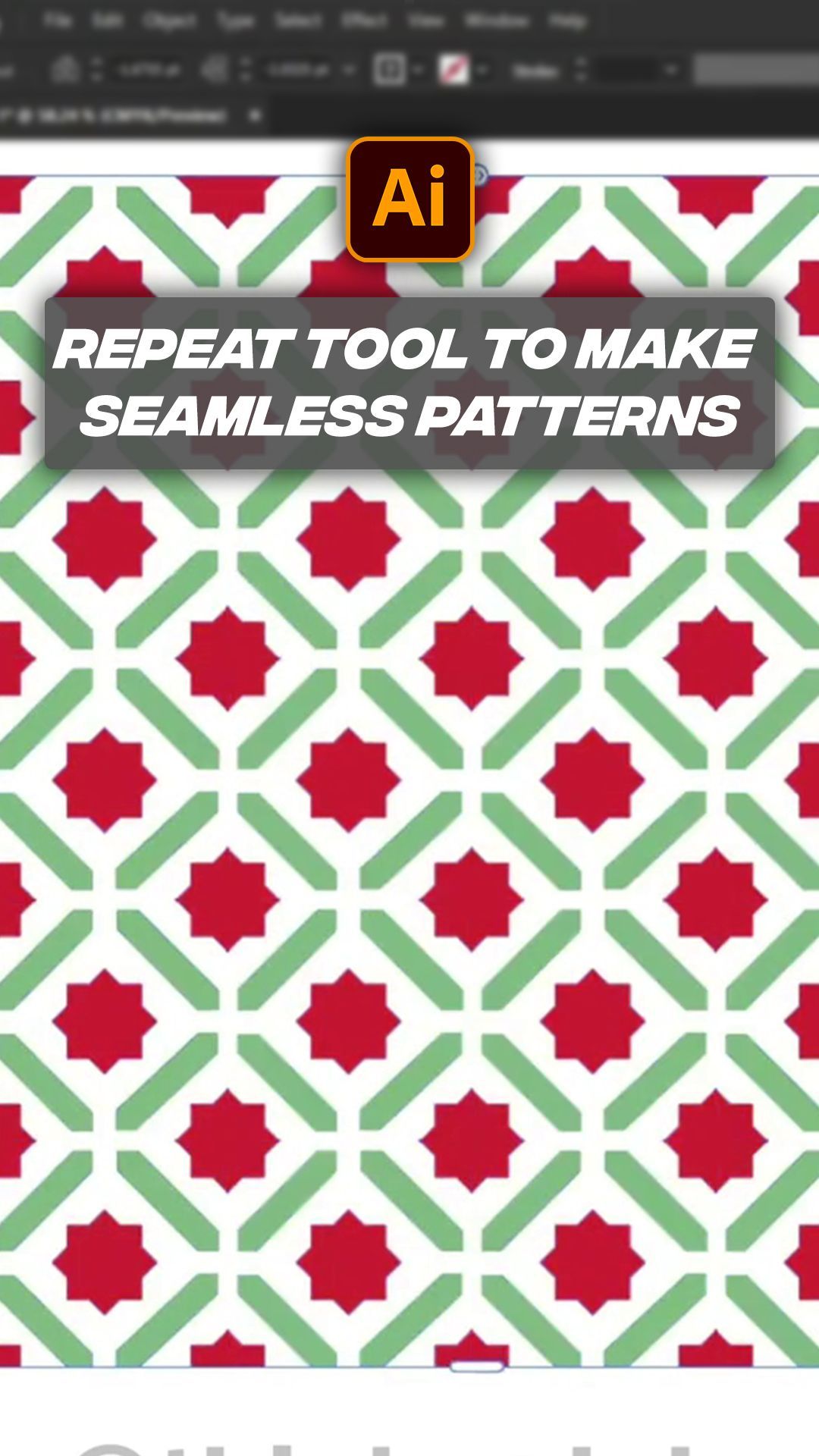 Use Repeat tool to make seamless patterns in easy steps with
