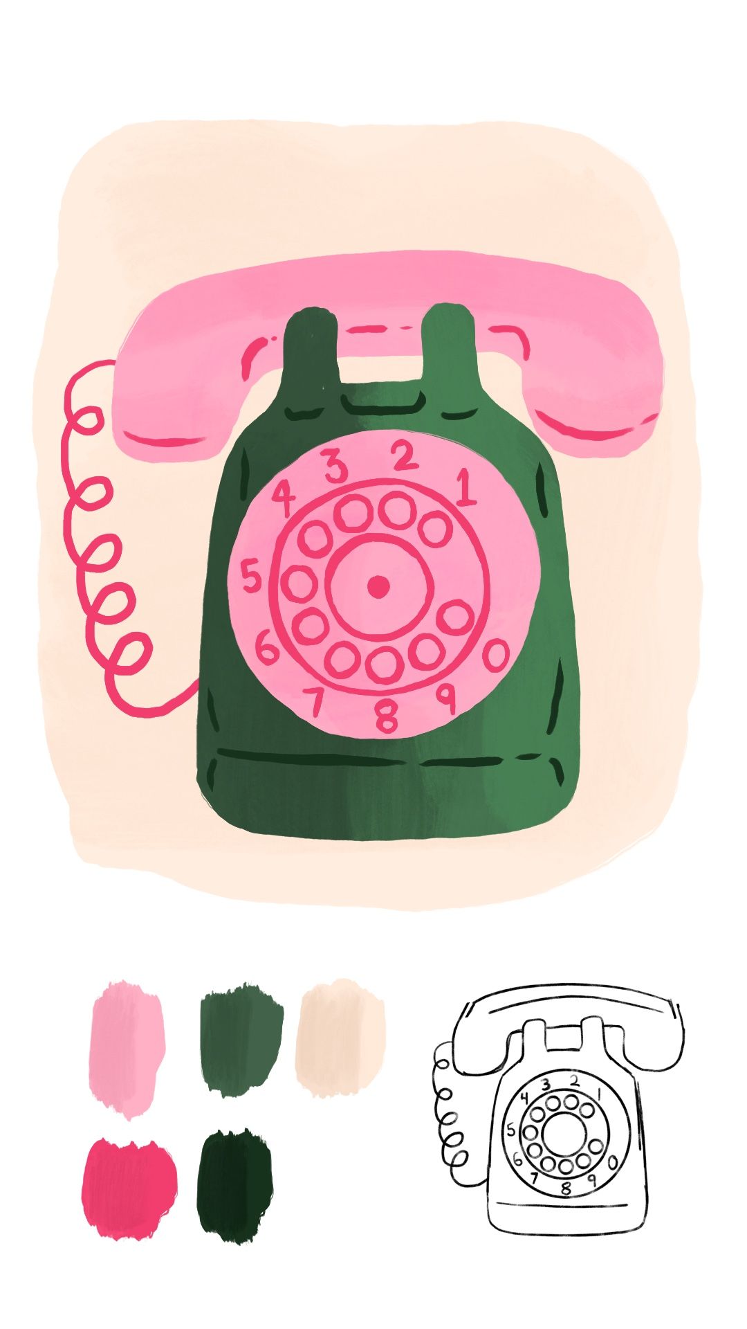 How to Create a Realistic Gouache Effect in Procreate + 3 Free Gouache Brushes – Liz Kohler Brown