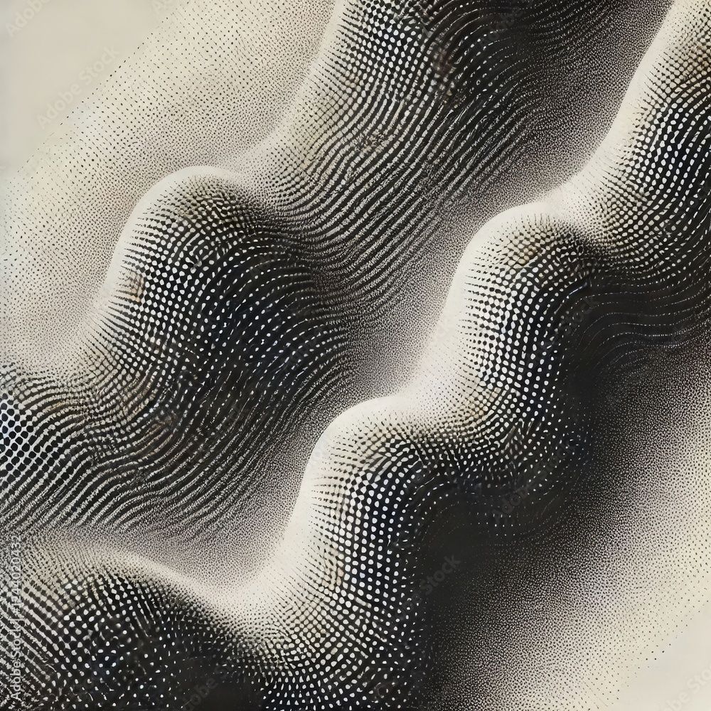 Minimalist Abstract Sand Dunes Texture Design