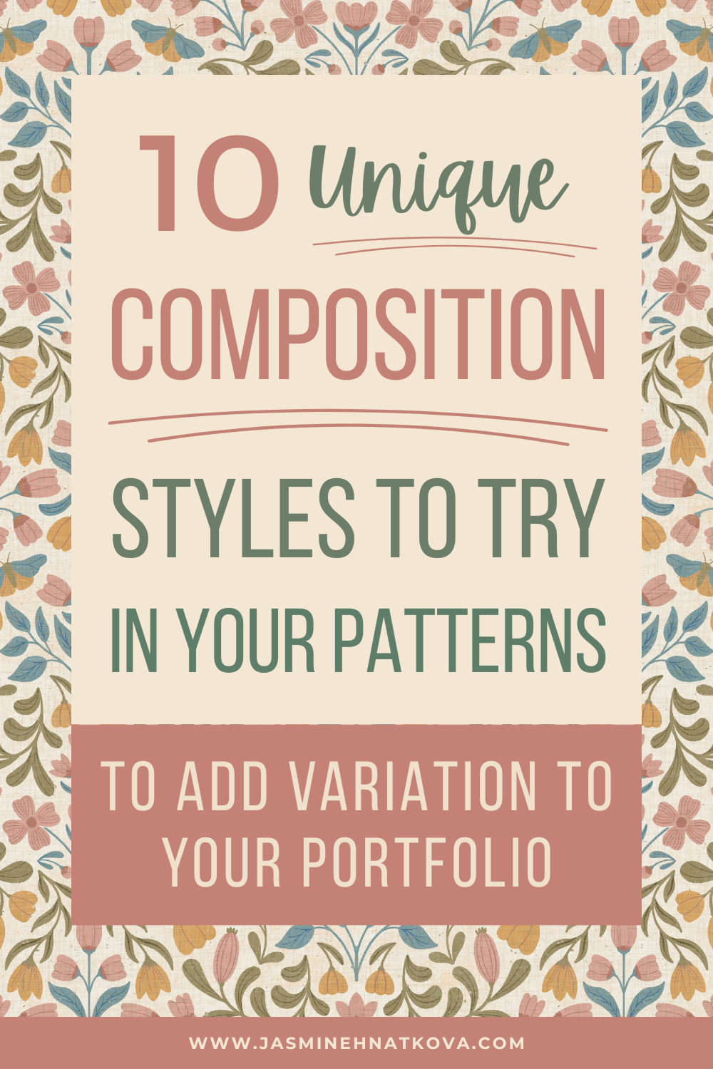 10 unique composition styles to try in your patterns