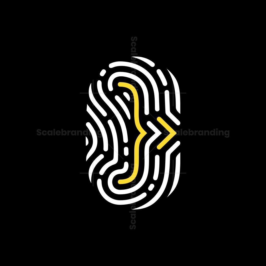 Fingerprint Code Logo