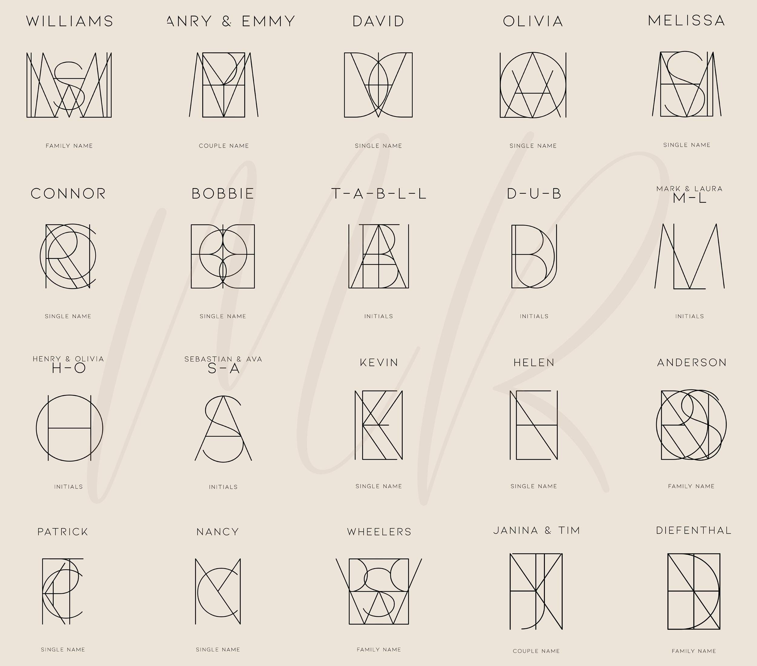 Name Logo Design Word Logo Initial Logo Personalized Business Logo Minimalist Tattoo Custom Tattoo Design SVG Tattoo Name Geometric Logo