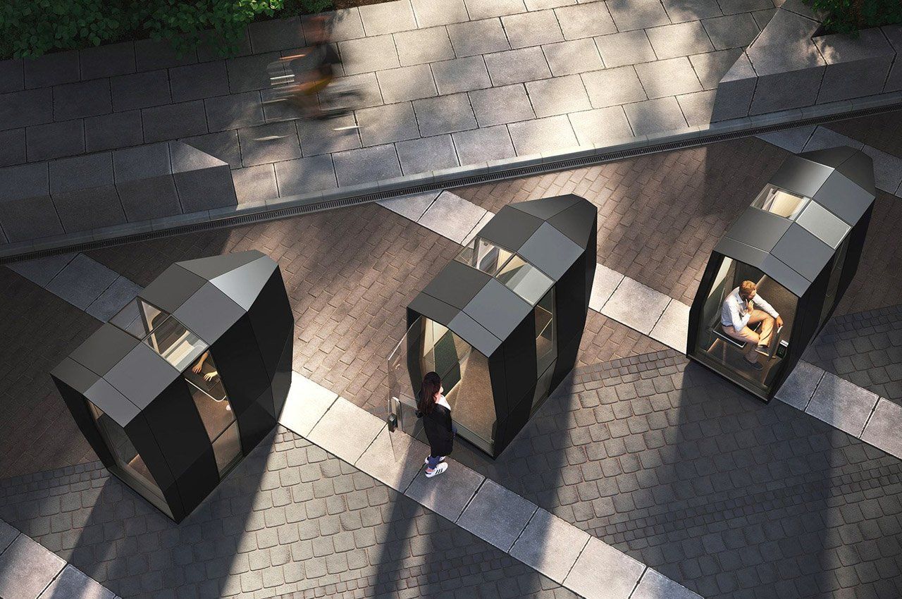 This portable + affordable micro office can be placed in a corporate office, your backyard or out in public