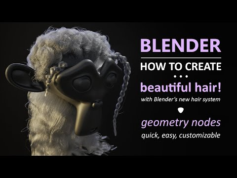 Create Realistic Hair in Blender with Geometry Nodes!