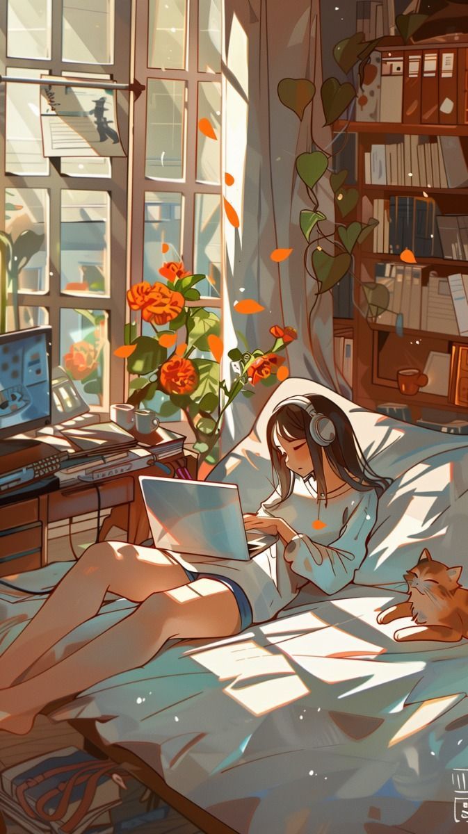 Anime Girl Ai Art | Ai wallpaper Midjourney