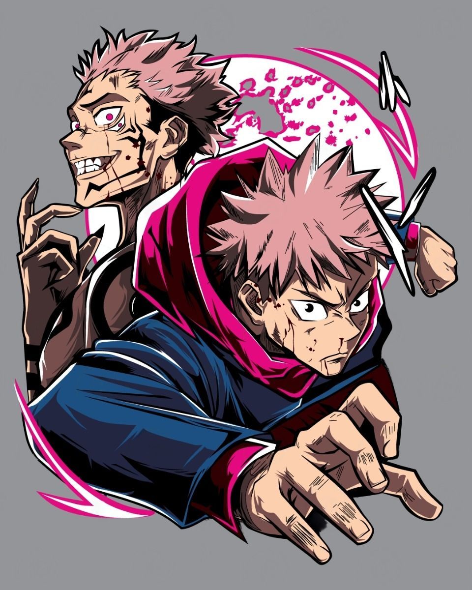 JuJuTsu KAISEN Anime T-shirt Design Bundle