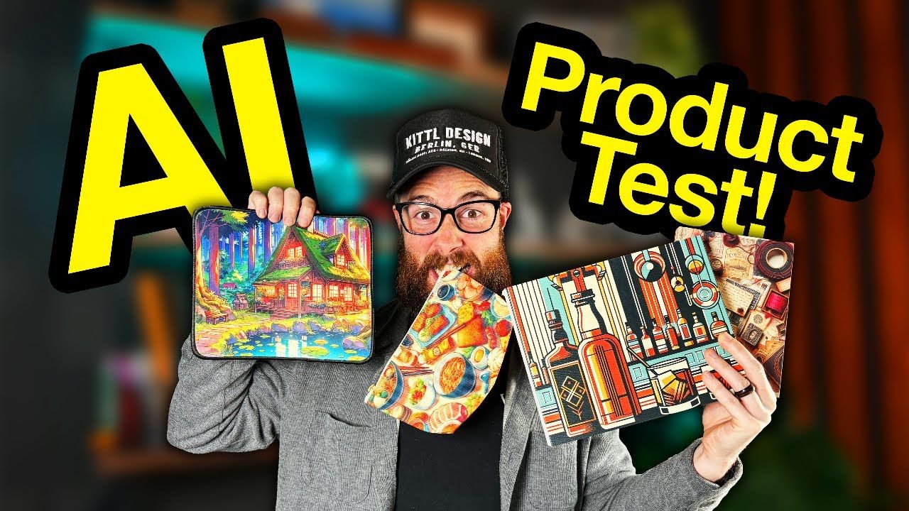 I Tested AI Art On 5 Different Print On Demand Products! (Kittl AI + Printify)