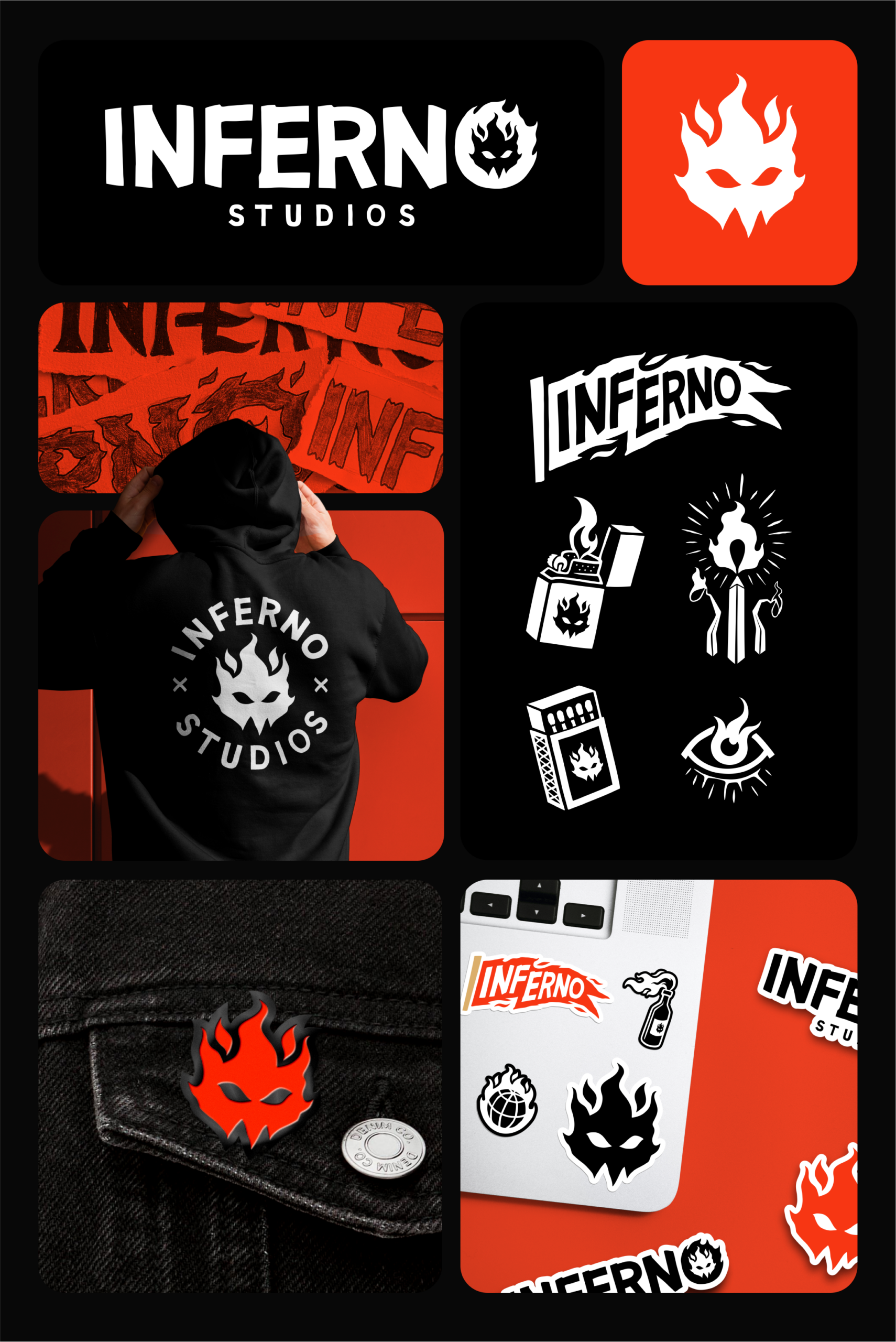 sticker design | Inferno Studios Branding