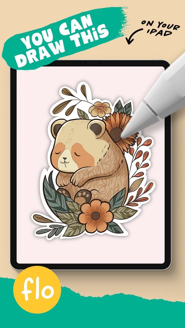 Art Nouveau illustration on your iPad