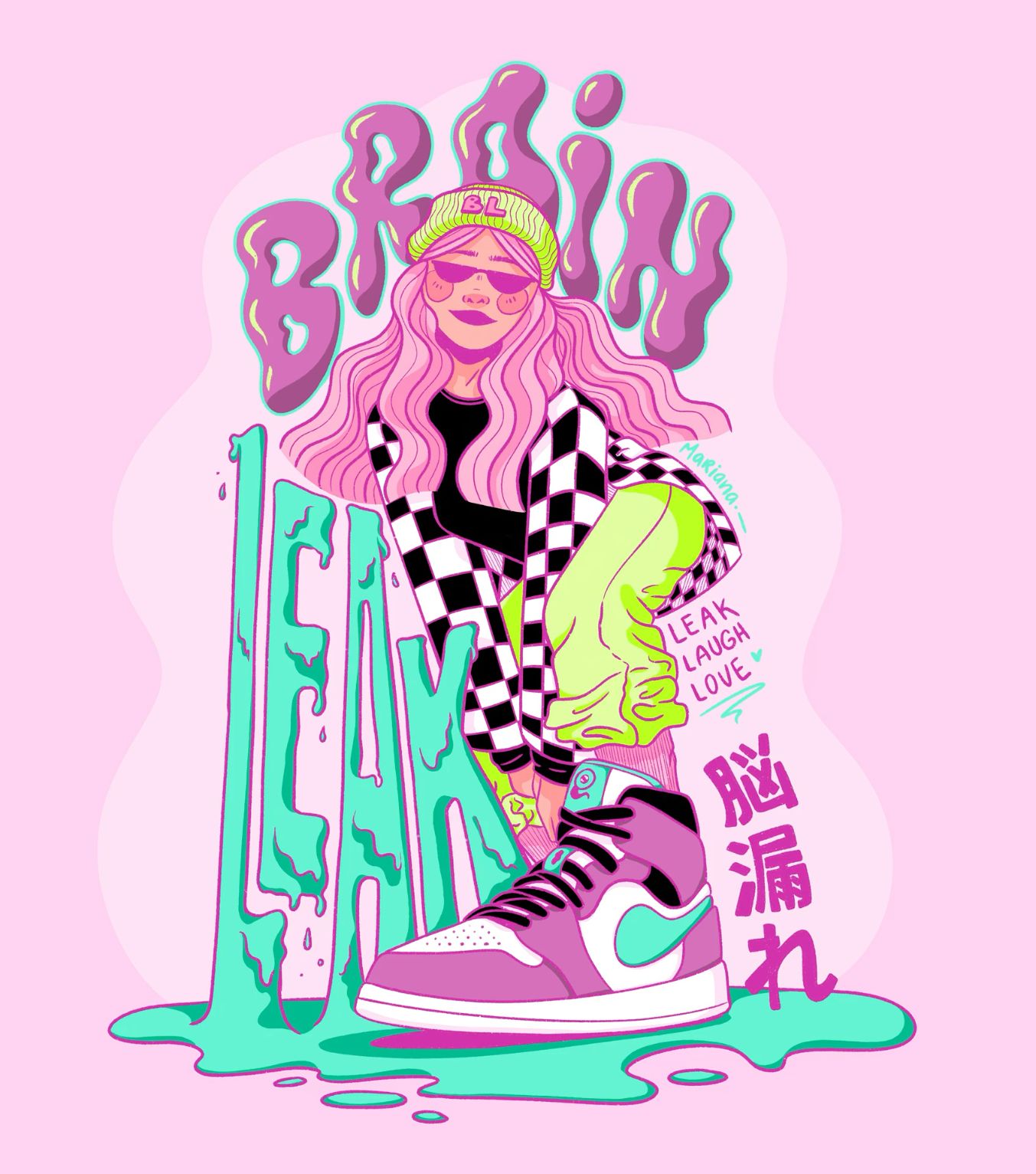 Brain Leak fan art 💚