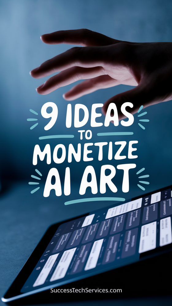 9 Ways You Can Use AI Art To Earn