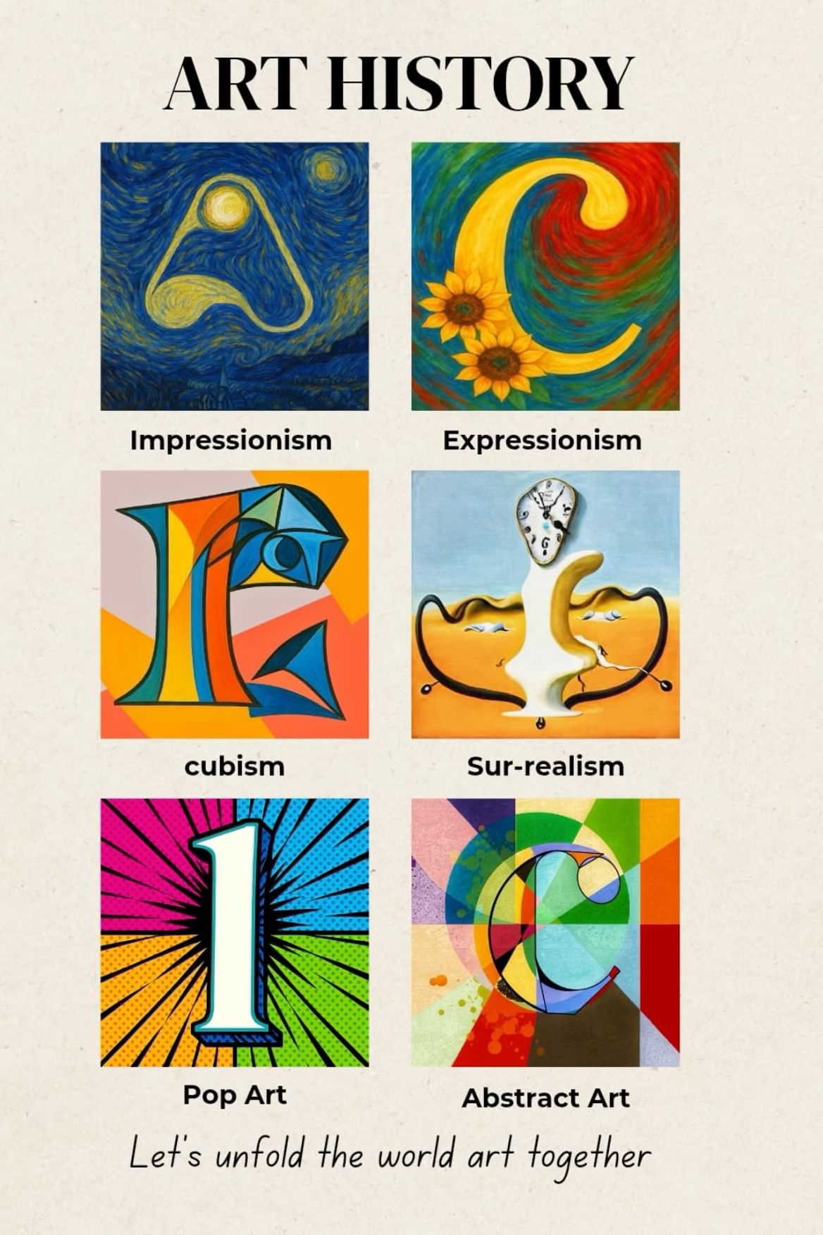 🎨 Unlock the Magic of Art History — Join Our Handcrafted Acrilc Movement!