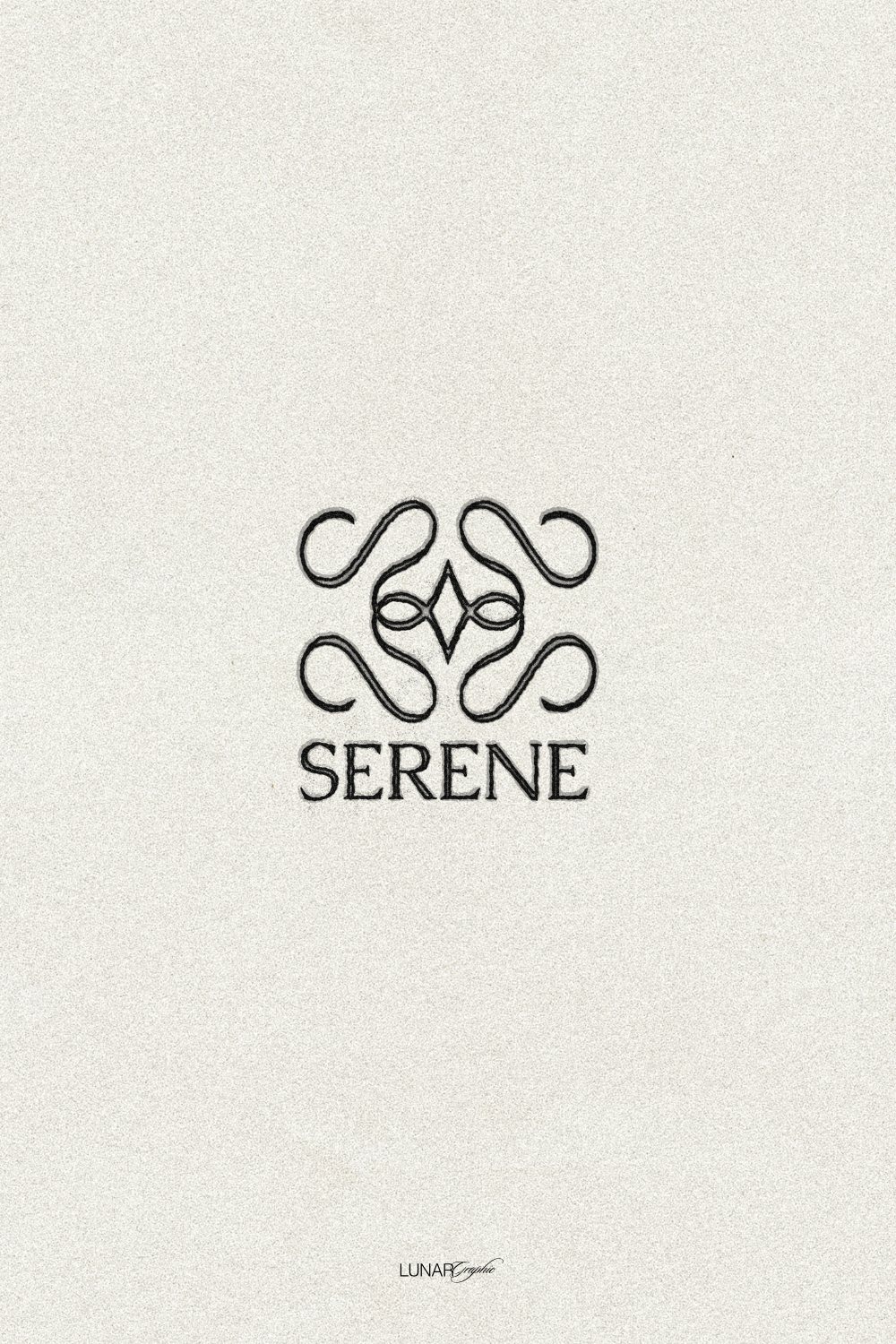 Serene Logo – Timeless & Elegant Symbol by Tóth Mia Lunar