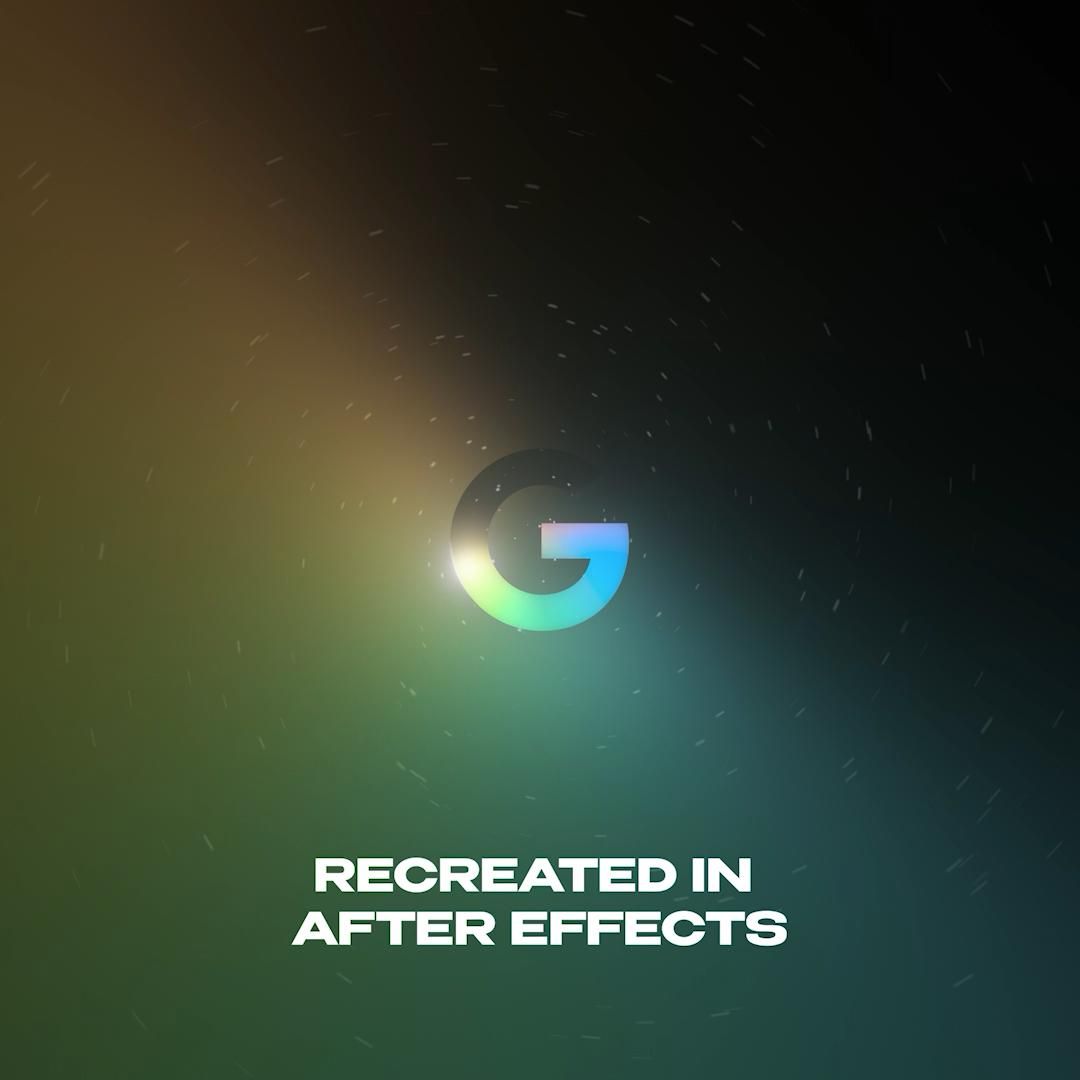 Google Gemini Logo Reveal: Spectral Volumetric Light in After Effects | No Plugins!