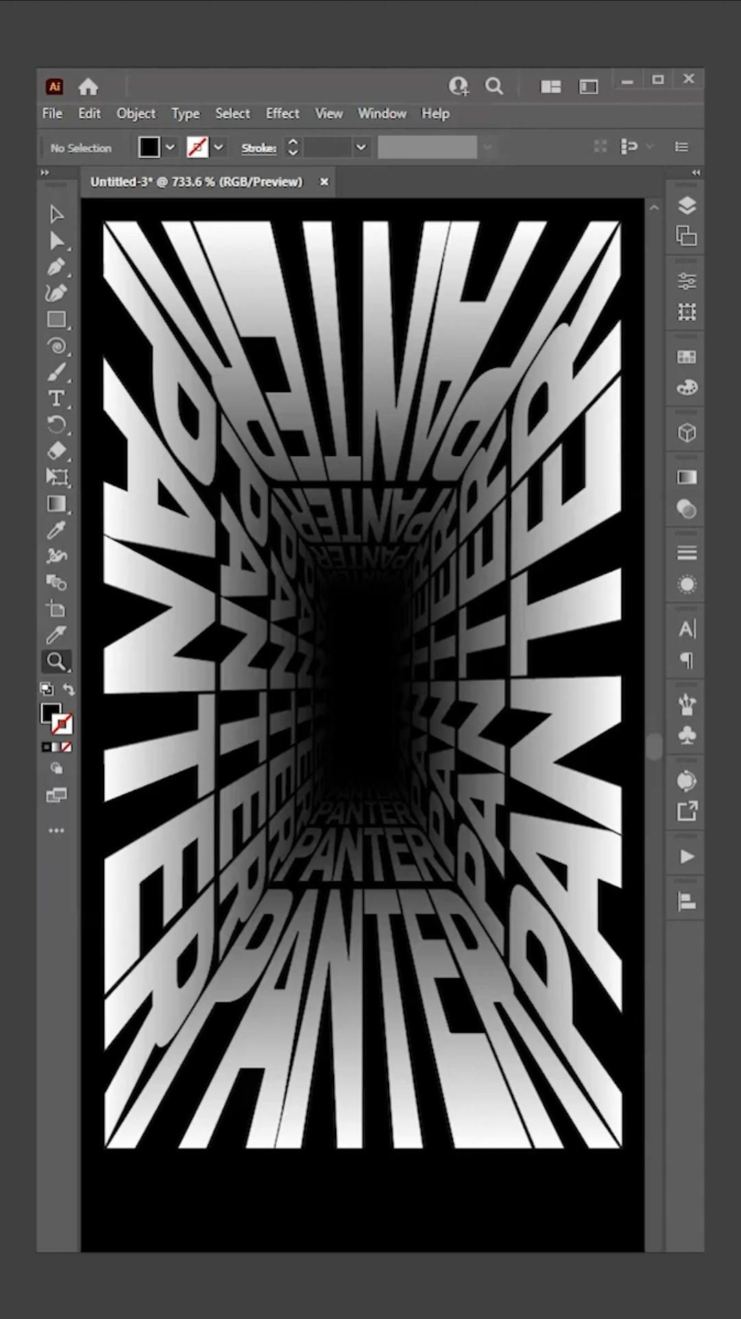 How to Create Text in Perspective in Illustrator