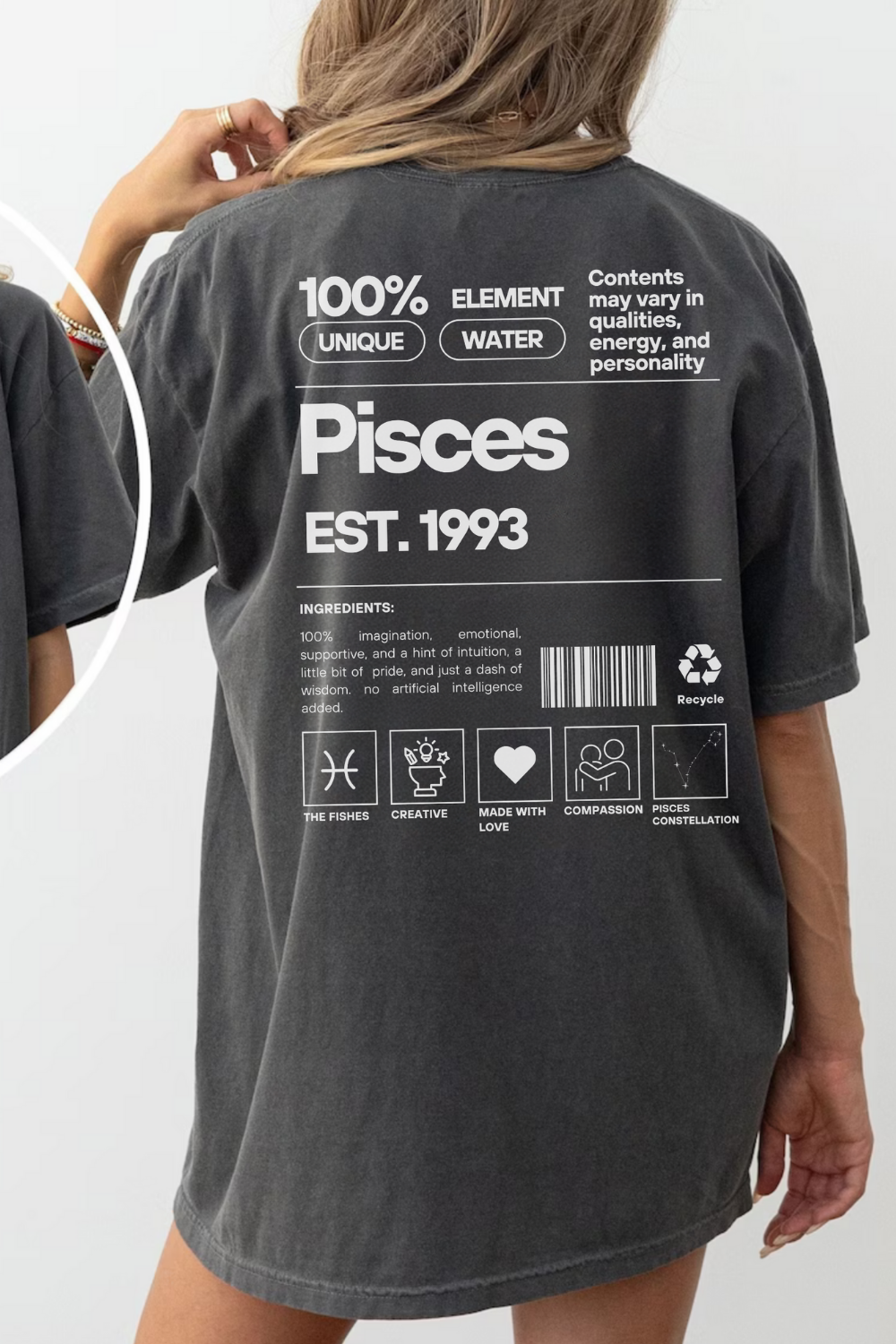 Pisces T-shirt: Astrology gift for Pisces zodiac sign