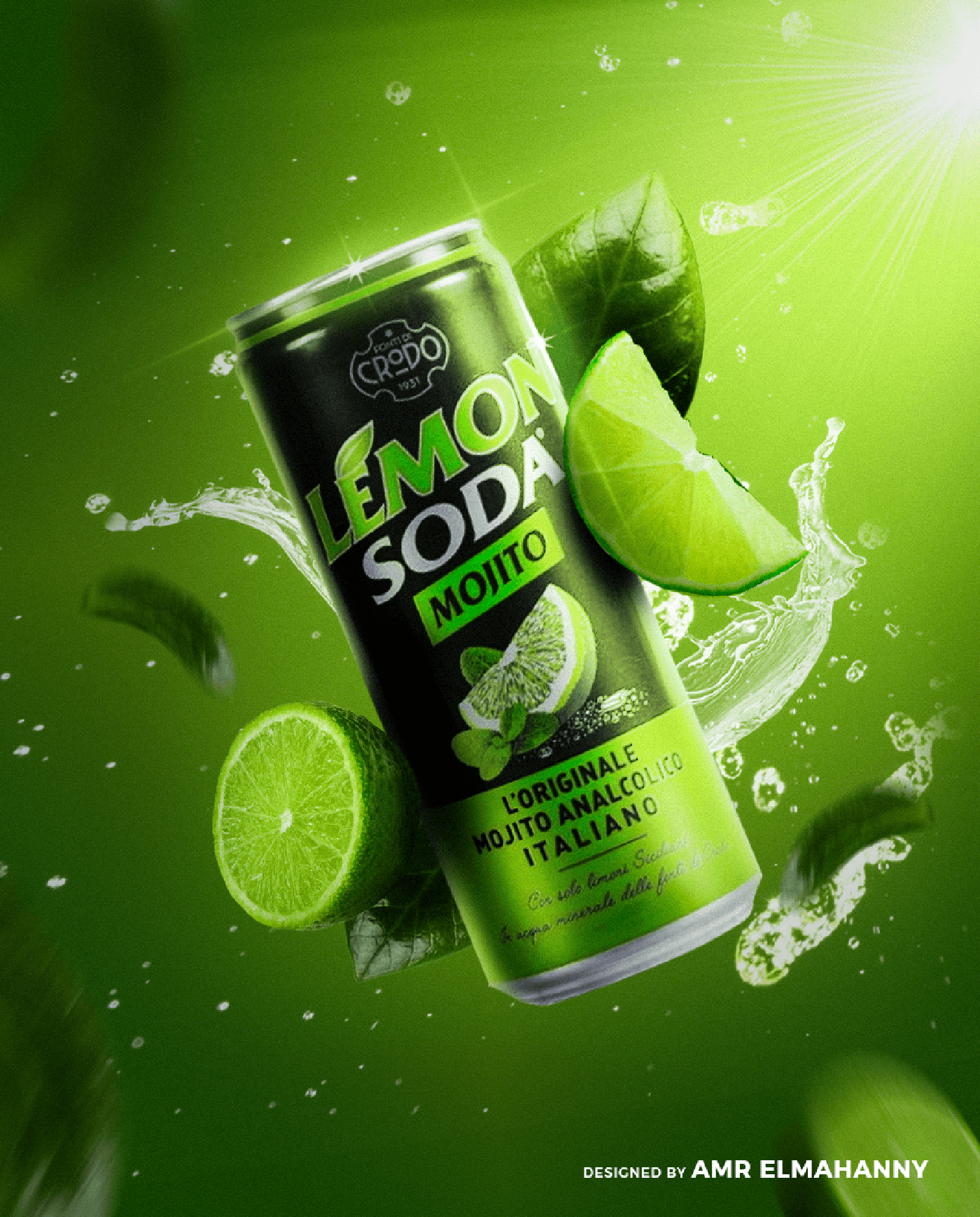 social media design for soda can