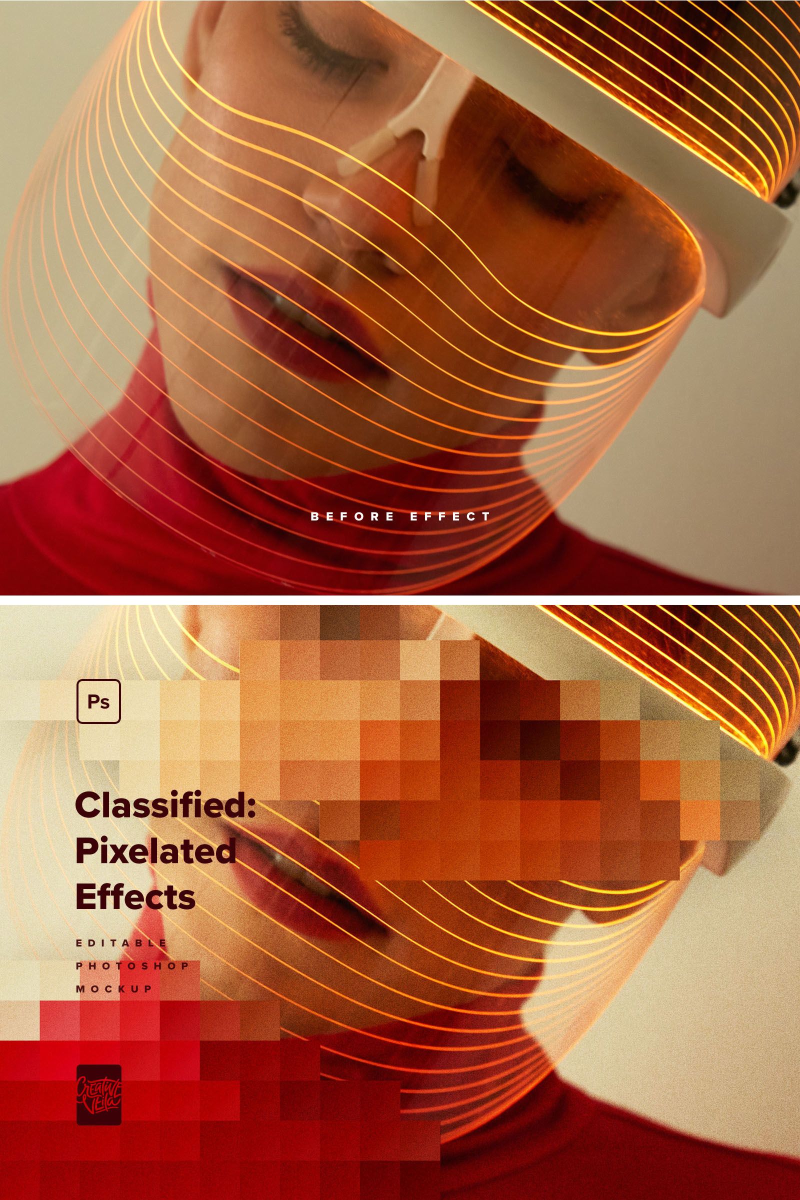 Free Classified Pixelated Photo Effects