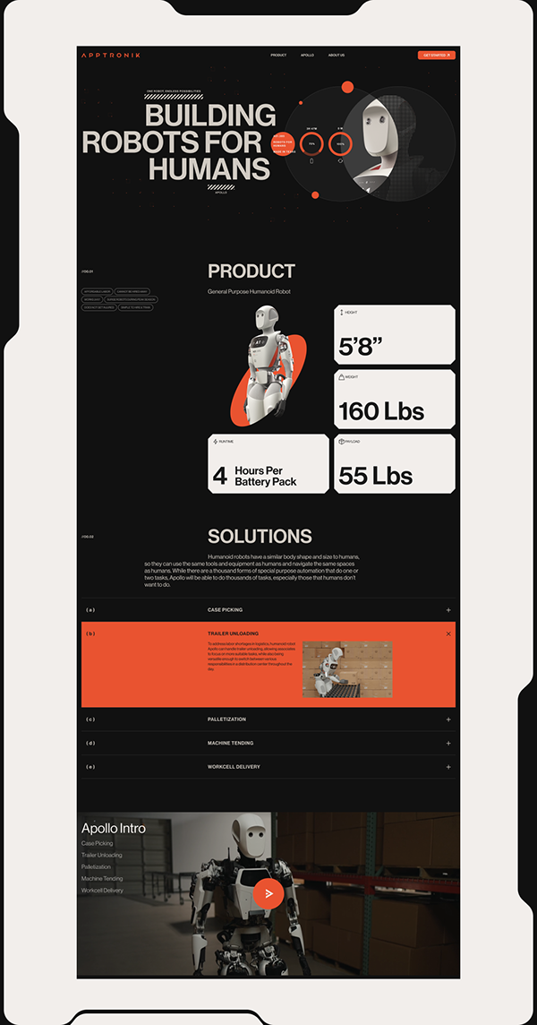 APPTRONIK | Landing page – Konstantin Ivanov