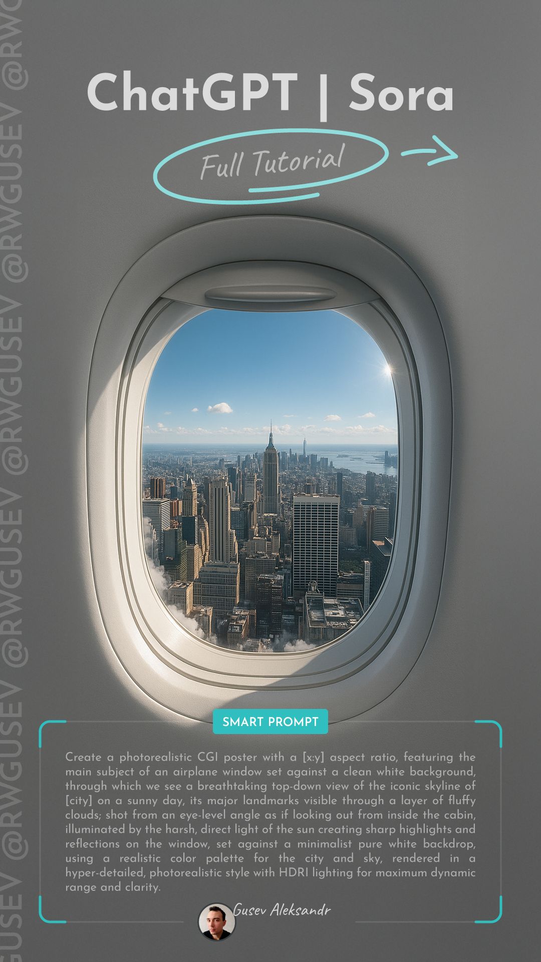 ChatGPT & Sora Prompt: Above the Clouds