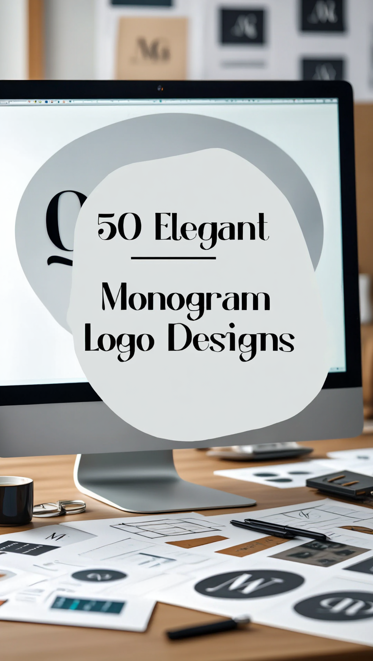 Elegant Monogram Logo for Restaurant Branding Monogram Logo Template