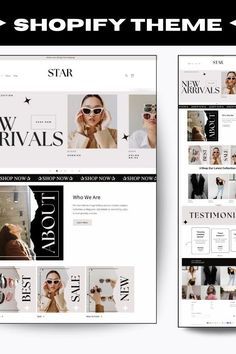 Best aesthetic shopify store design ideas