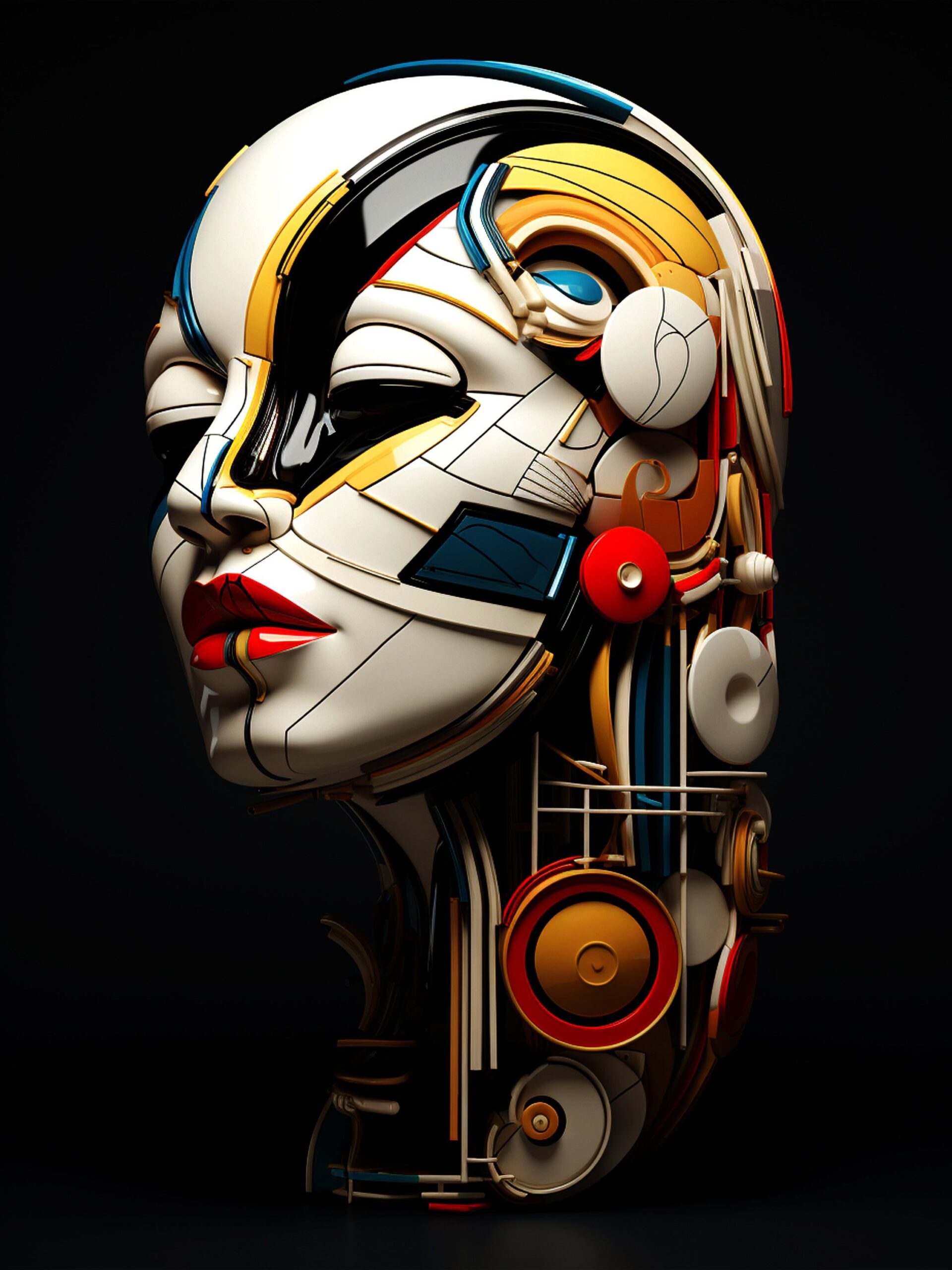 Sculpure art, Digital print art, Download print, Gift, Modern figure, home decor, Minimalism