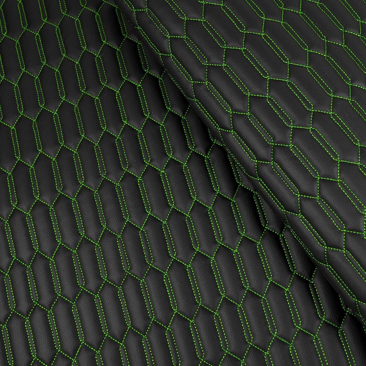 Bentley stitch Quilted Foam Backed Upholstery Wide Sold by the metre automotive seats (LAMBO)