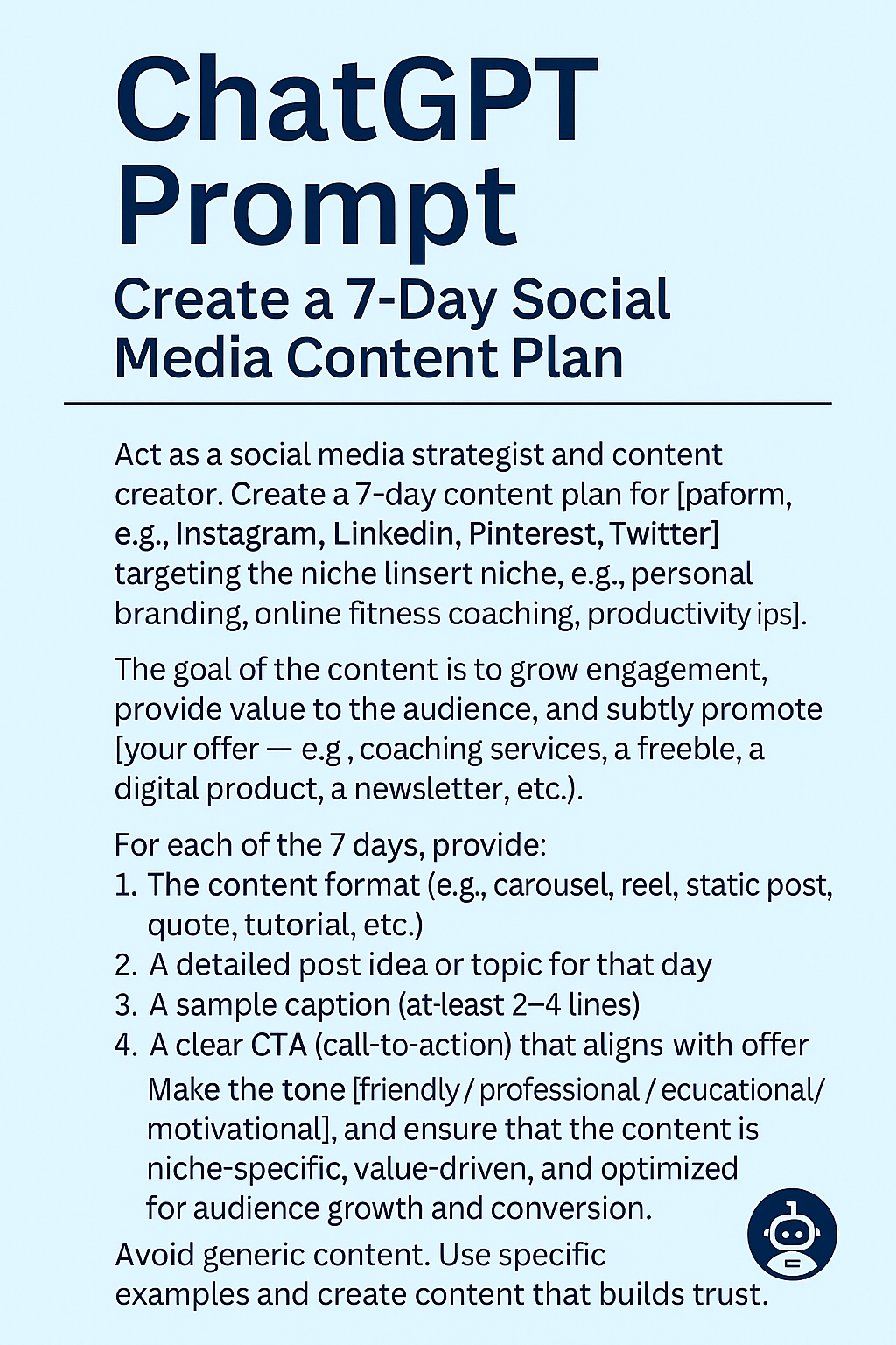 Your 7-Day Social Media Content Plan: Strategic Guide for Small Businesses