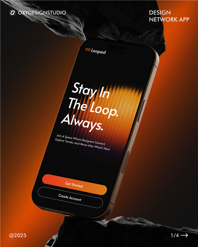 UI App concept for Community of designers