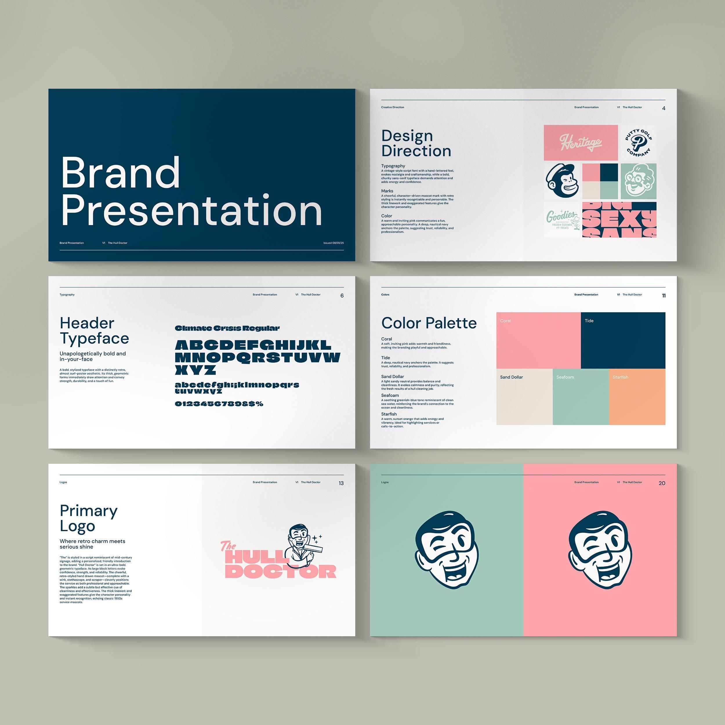 Brand Presentation Template | Template for Freelance Graphic Designers