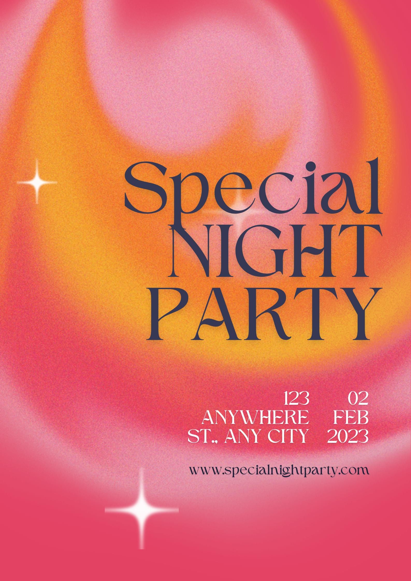 Event Poster, Customizable Poster, Editable Event, Canva Poster, Digital Event, Party Flyer,Professional Poster