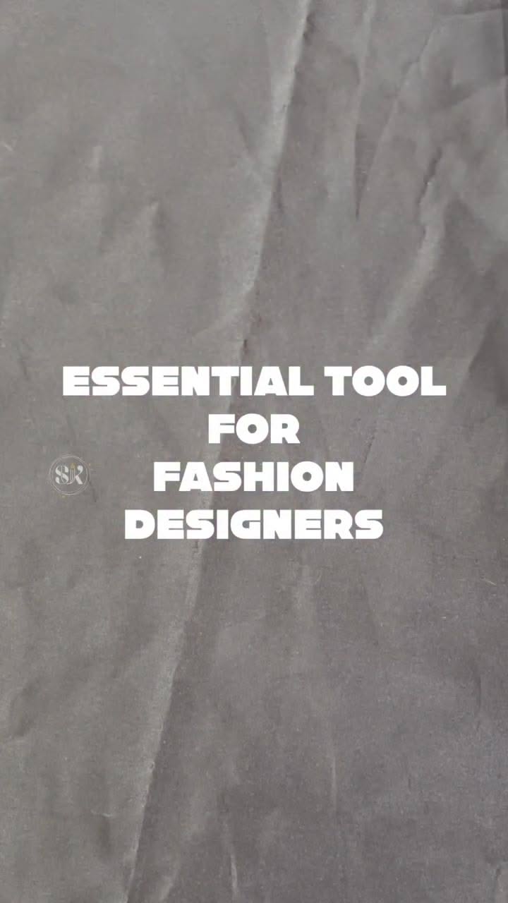 “The Fashion Designer’s Toolkit✂️  Where creativity meets technical mastery.
