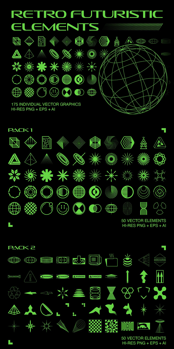 Retro Futuristic Elements