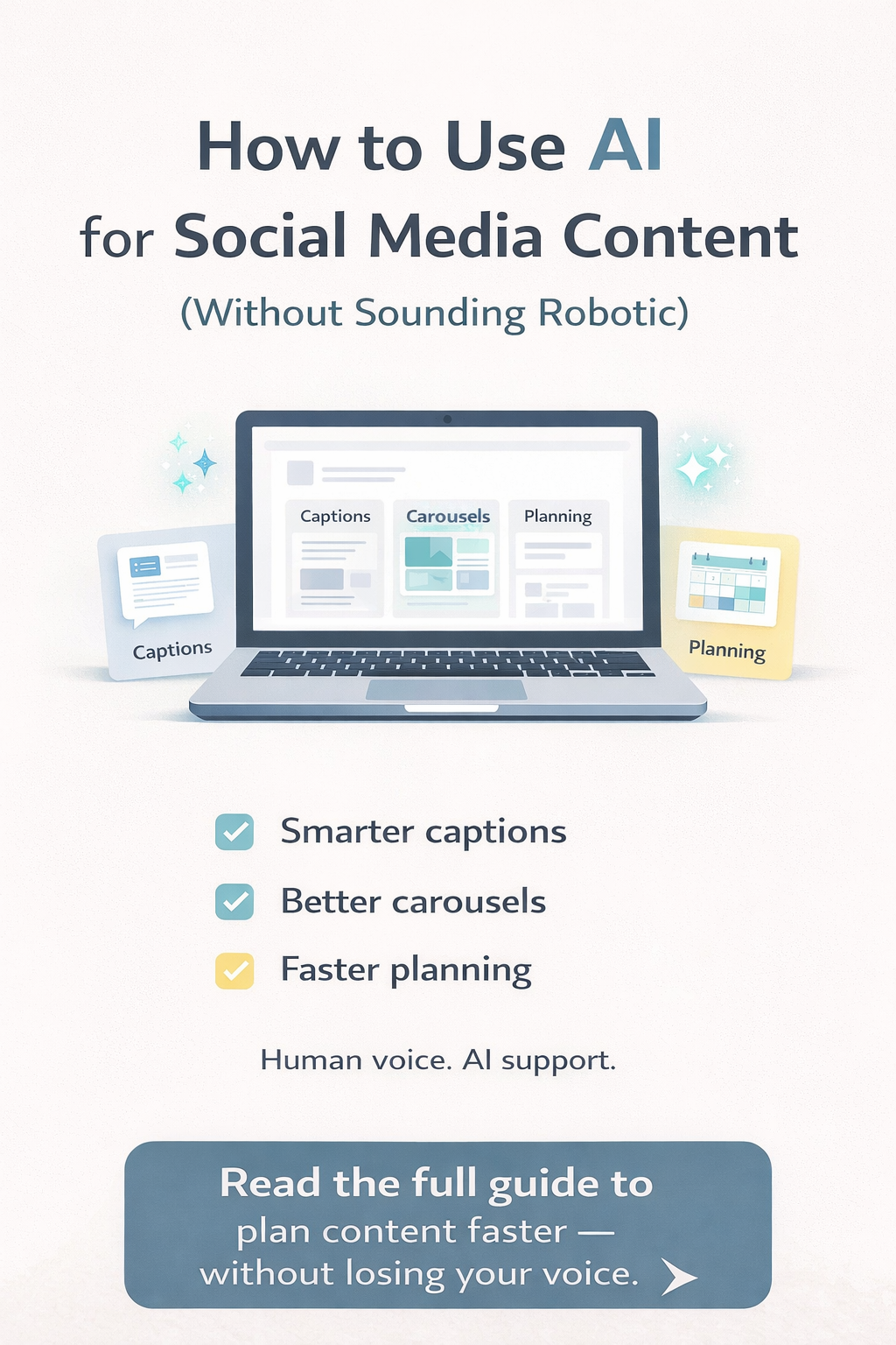 AI for Social Media Content: Captions, Carousels & Content Planning