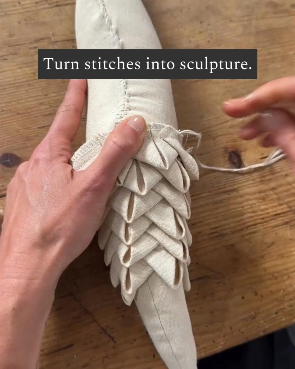 335 reactions · 24 shares | See how simple stitches grow into sculpture. Register now for exclusive course previews of Soft Revolution. | Take Two Art Courses | Facebook