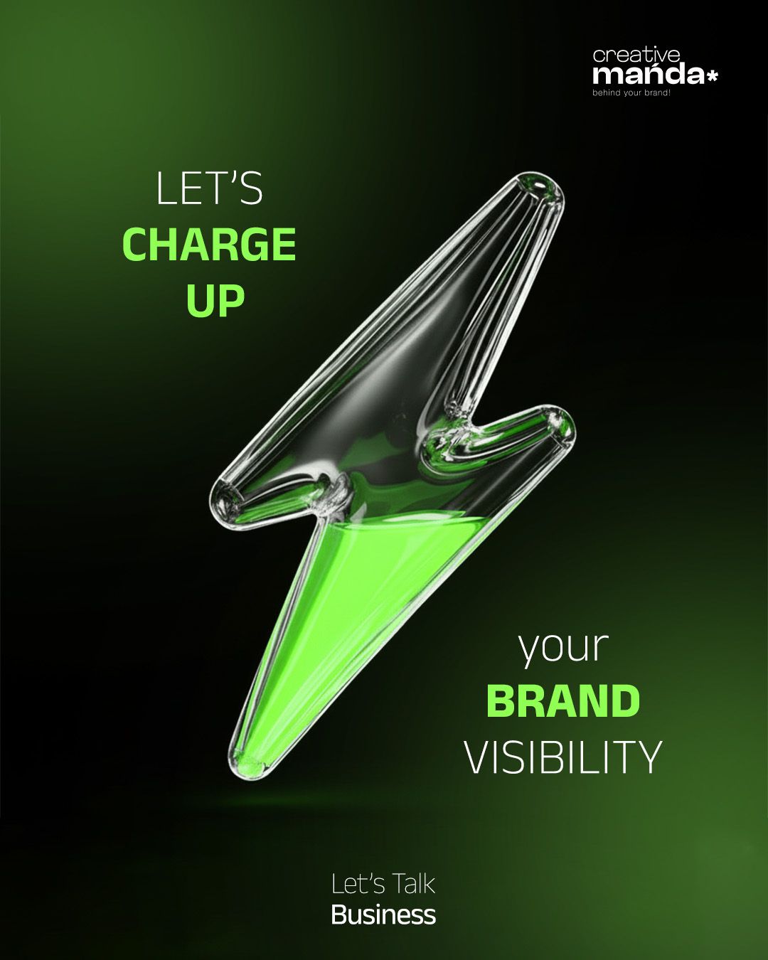 Is your brand’s visibility running on low? Let’s supercharge your presence and help you stand out.🔋