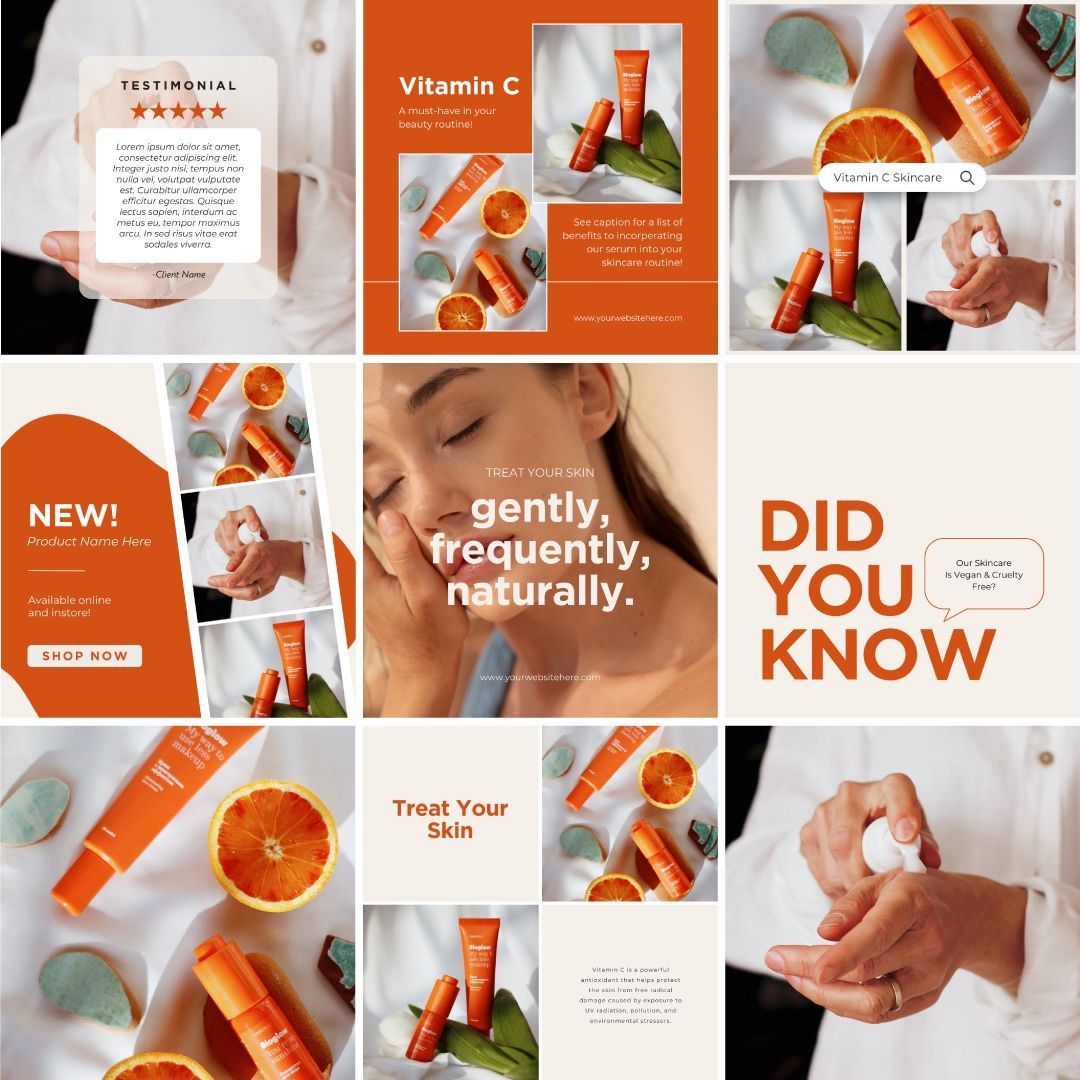 💎Revamp Skincare Routine! Social Media Templates