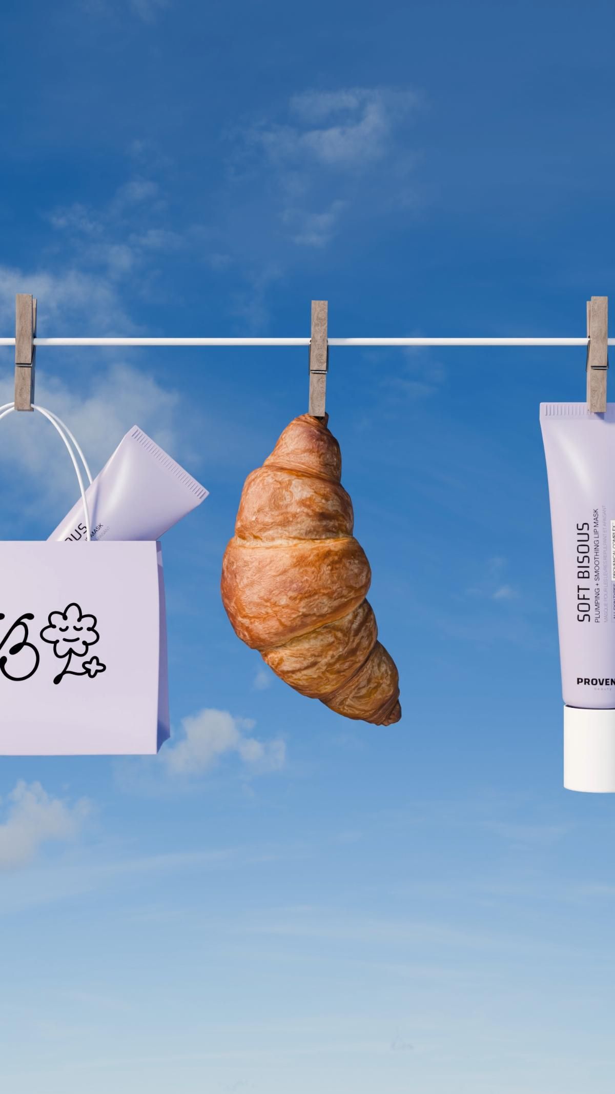 Provence Beauty Soft Bisous Animation 2  #skincareanimation #3danimation