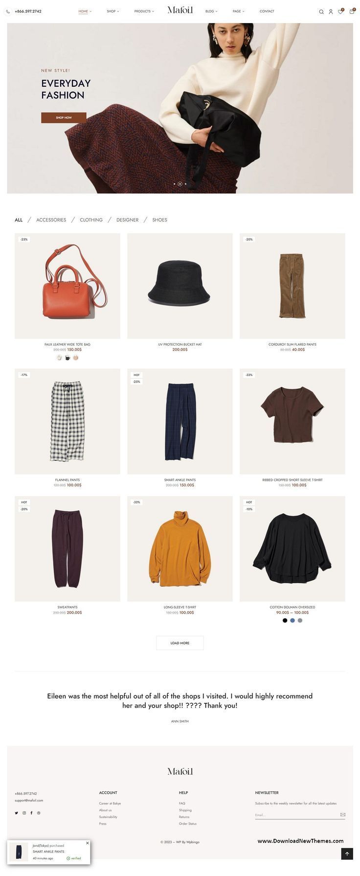 Mafoil – Fashion Store WooCommerce Theme