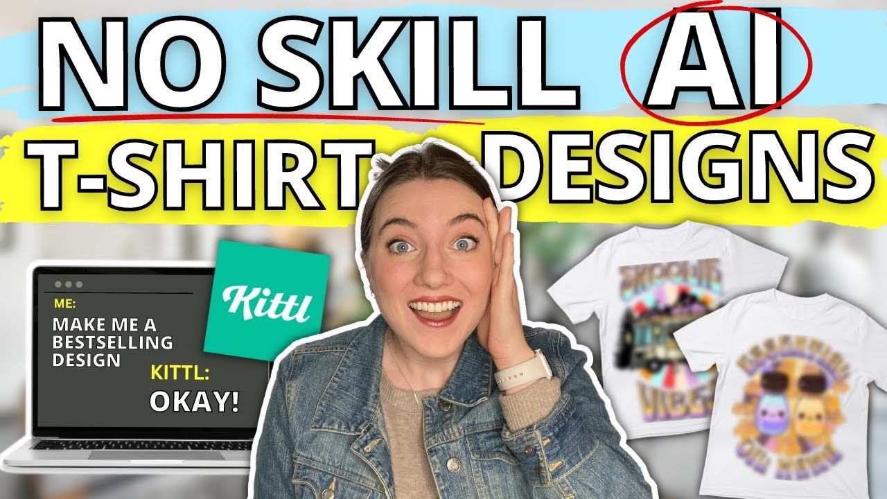THIS WILL CHANGE EVERYTHING! How to Use AI to Create T-Shirt Designs for Print on Demand