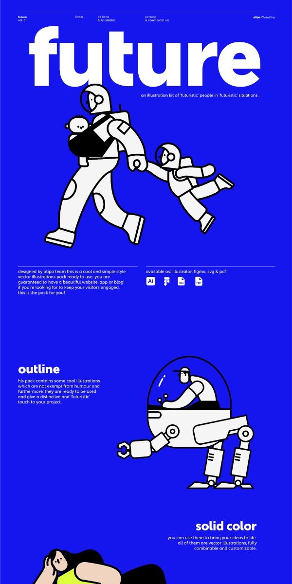 future – illustration pack :: Behance