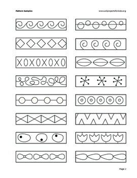 Positive & Negative Hands Art Project – Line Design Drawing Activity