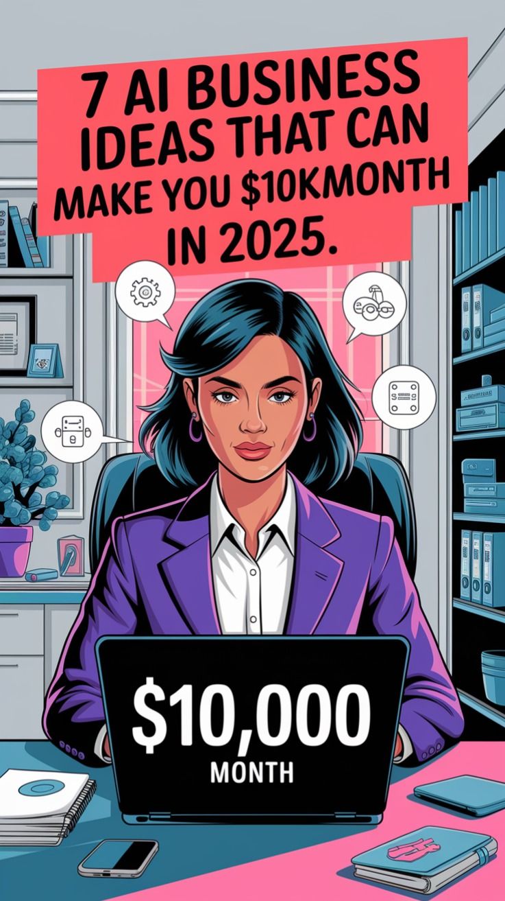 7 AI Business Ideas That Can Make You ,000Month in 2025
