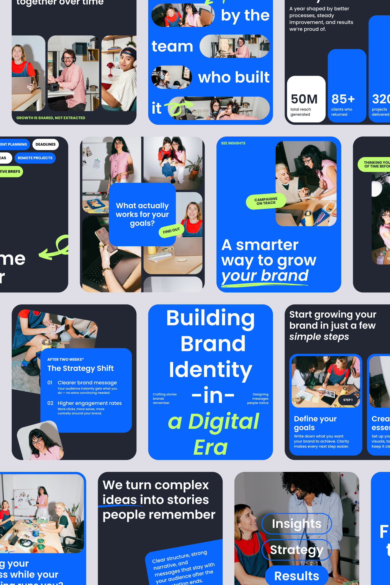 Instagram Social Media Templates for Business, Canva Kit