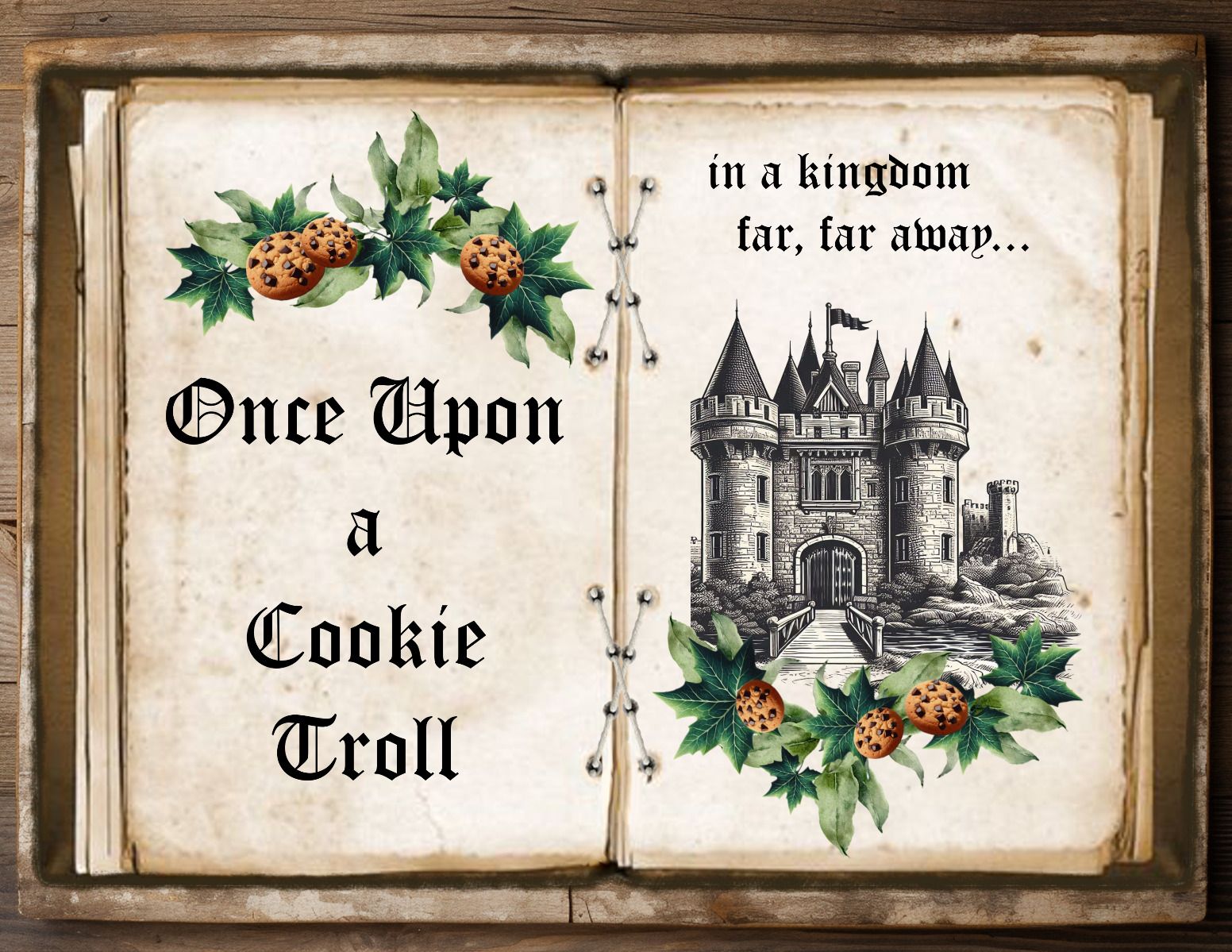 Once Upon a Cookie Troll an AI generated story, art and narration experiment