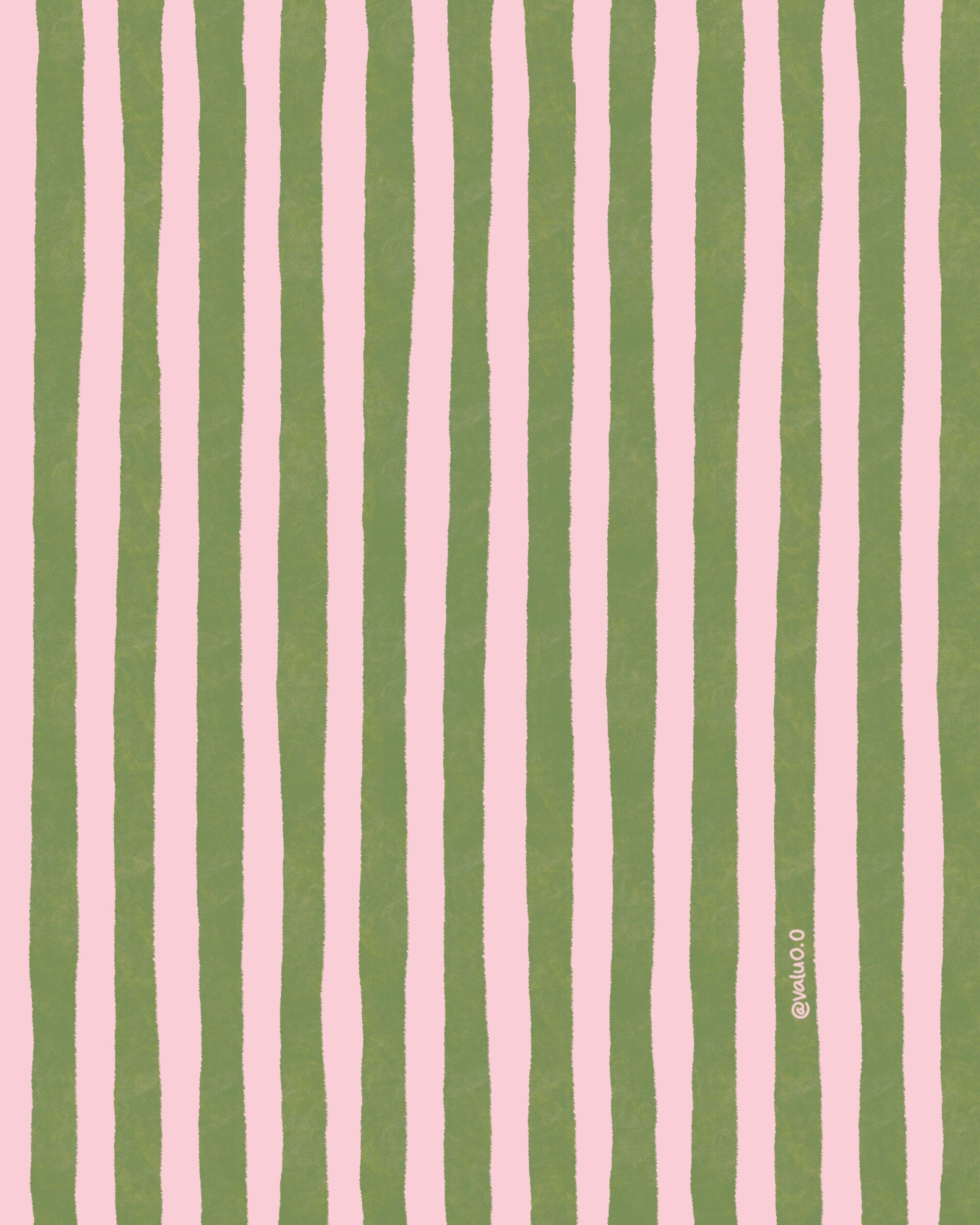 Pattern de rayas en rosa claro y verde pasto