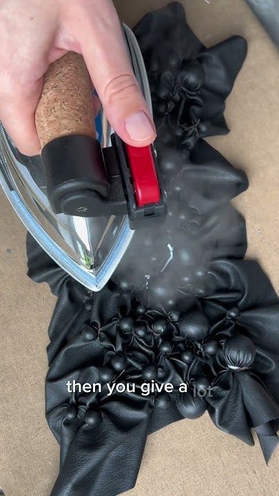 Fabric manipulation technique – Shibori bubbles